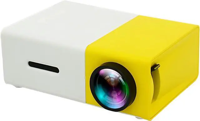 Main image of YG300 Projector, Mini Projector with 1080P Support, Portable LED Projector, 24 to 80 in Display, 30000 Hrs Lamp Life, Home Theater Projector, Remote Control, 5 x 3.4 x 1.9 in, 126.4 x 85.8 x 47.7 mm