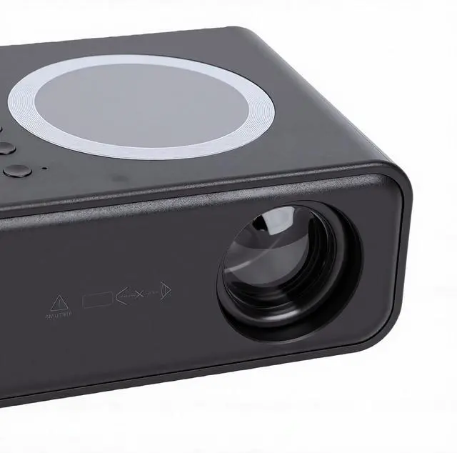 Alt view image 6 of 7 - Zopsc 1080P WiFi projector, 30000 hours of LED lights, compatible with multiple devices (US Plug)