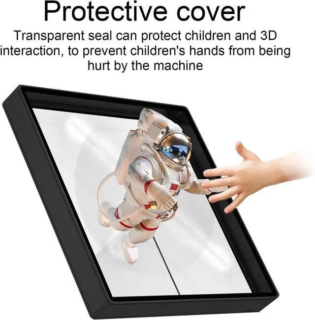 Alt view image 3 of 5 - 3d Holographic Fan Screen Rotating Stereoscopic Suspended Air Imaging With Aluminum Advertising Lights Wifi Control Projector Simple Management