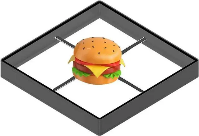 Main image of 45CM/17.7in 3D Hologram Projector Fan Anti Touch Square Protective Cover Led Logo Holographic Lamp Advertising Display Machine Simple Management
