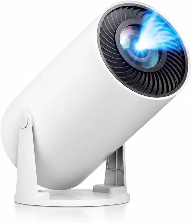 Alt view image 2 of 4 - Mini Projector, 4K Home Theater Projector, Built-in WiFi, Phone Screen Mirroring, No Need. Suitable For Bedrooms And Students. Android System, Speaker ,for Bedroom/Outdoor