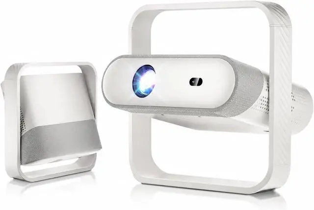 Alt view image 2 of 7 - Mini Projector, P40 4K Projector Wi-Fi 6 Bluetooth 5.4 Android Portable ,for Bedroom/Outdoor