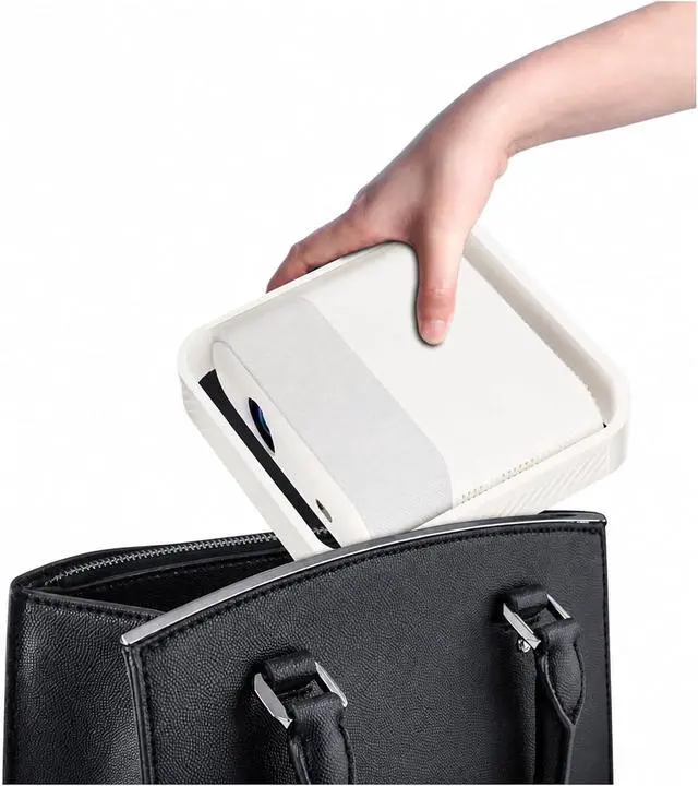 Alt view image 3 of 7 - Mini Projector, P40 4K Projector Wi-Fi 6 Bluetooth 5.4 Android Portable ,for Bedroom/Outdoor