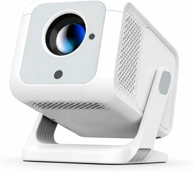 Alt view image 2 of 6 - Mini Projector, Portable Projector 4K 420ANSI WiFi 6 Auto Android 11 Support Full HD 1080P Home Outdoor Cinema ,for Bedroom/Outdoor