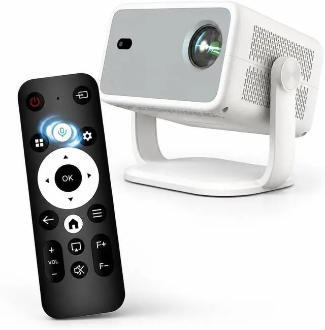 Alt view image 5 of 5 - Mini Projector, TP350 NTV Projector Compatible With 650ANSI Android 13 Native 1080P With Auto Smart Home Outdoor ,for Bedroom/Outdoor