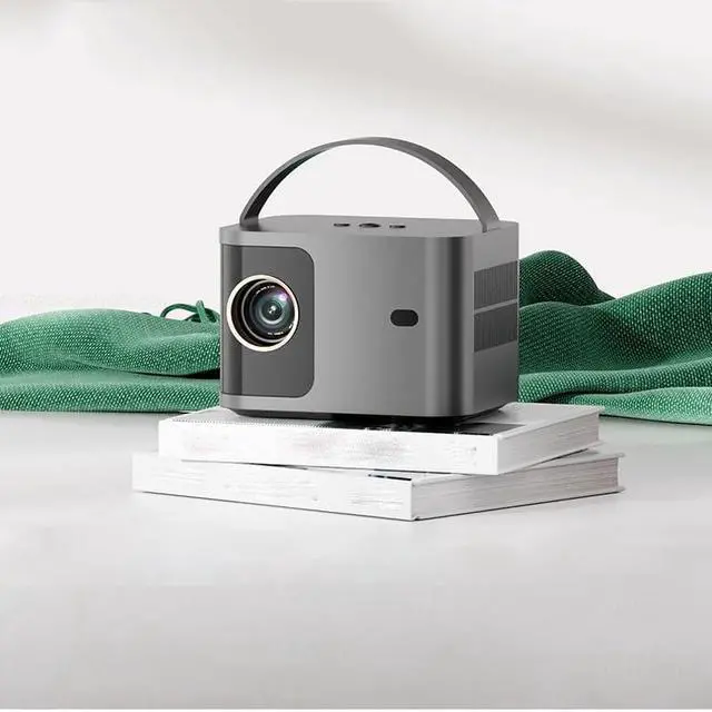 Alt view image 2 of 7 - Projector Home Bedroom Wall Projection Smart Theater Outdoor Portable Micro