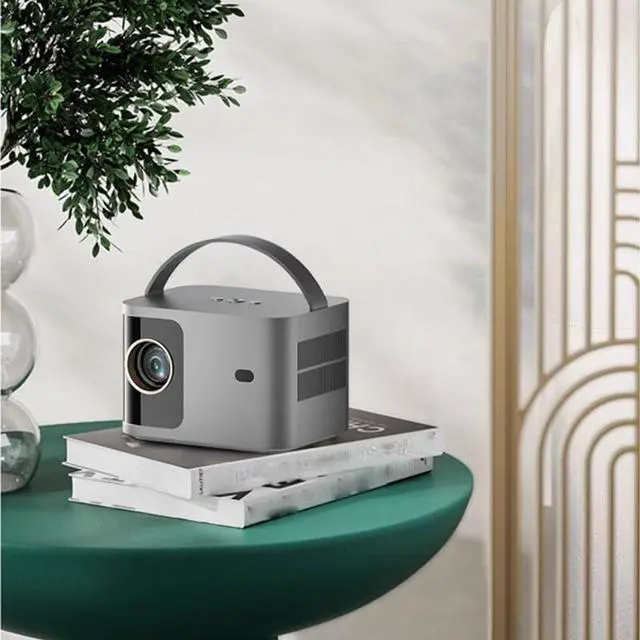 Alt view image 4 of 7 - Projector Home Bedroom Wall Projection Smart Theater Outdoor Portable Micro