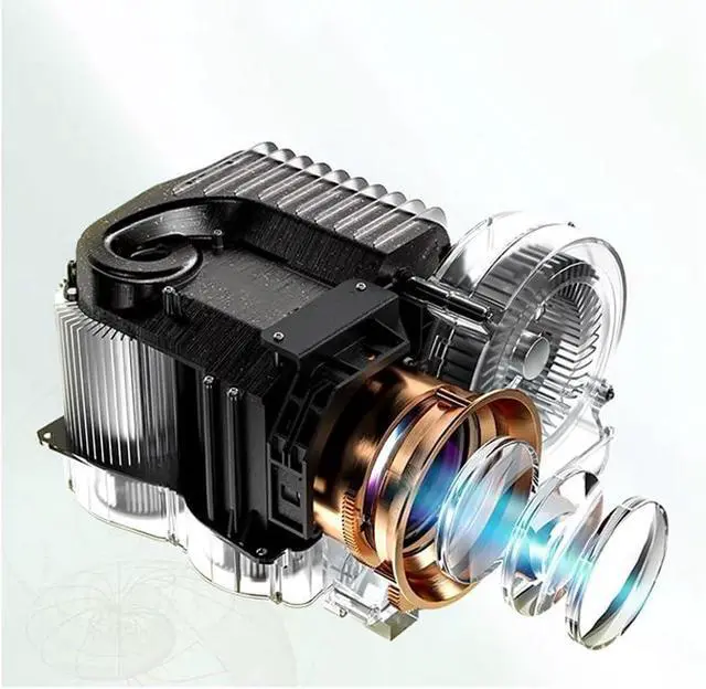Alt view image 7 of 7 - Projector Home Bedroom Wall Projection Smart Theater Outdoor Portable Micro