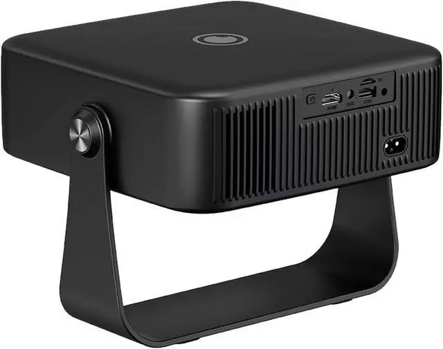Alt view image 5 of 7 - Mini Projector Home Projector Wireless 4K 300 ANSI Auto Focus Keystone Correction 90 Degree Rotatable 30 to 200 Inch Display with 14 for Home Indoor Theater (US Plug)