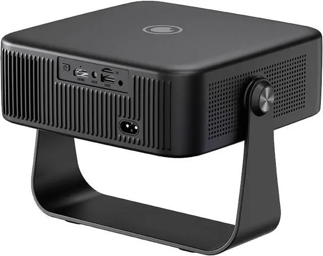 Alt view image 3 of 7 - Mini Projector Home Projector Wireless 4K 300 ANSI Auto Focus Keystone Correction 90 Degree Rotatable 30 to 200 Inch Display with 14 for Home Indoor Theater (US Plug)