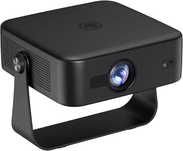Alt view image 6 of 7 - Mini Projector Home Projector Wireless 4K 300 ANSI Auto Focus Keystone Correction 90 Degree Rotatable 30 to 200 Inch Display with 14 for Home Indoor Theater (US Plug)