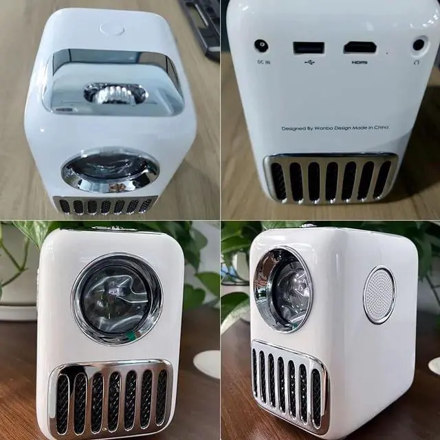 Alt view image 5 of 6 - Projector 1080P Mini LED Portable BT 4K 1920*1080P 16GB Global Version for Home