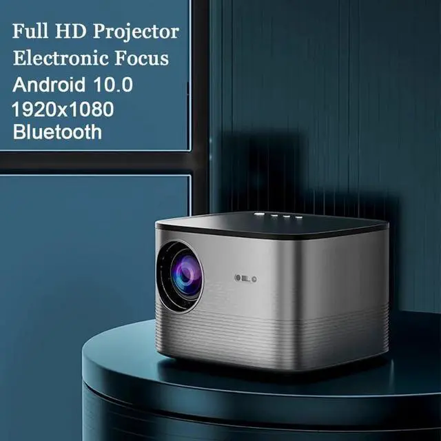 Alt view image 3 of 6 - Projector 5G LED 1080P Android 10 Movie Beamer Supported 4K Outdoor Smart Home Theater Airplay