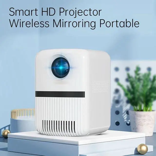 Alt view image 3 of 7 - Portable LCD LED Projector Home Theater Mirroring 130ANSI Lumens iN iN 3.5mm Audio
