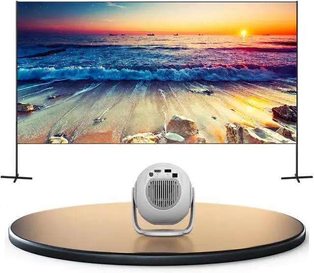 Alt view image 5 of 6 - Mini Projector Projector Android 14 8K Decoding 450 ANSI 720P TP360 for Movie Home Outdoor
