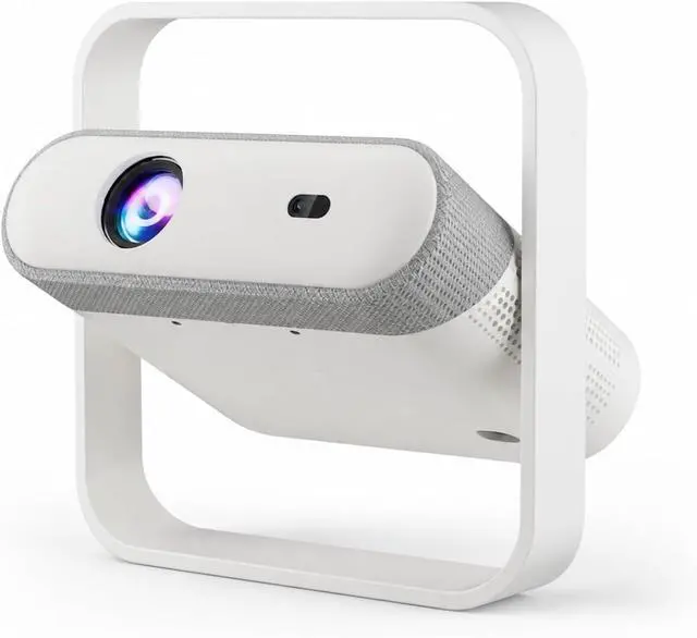 Alt view image 5 of 7 - Mini Projector P40 Portable Projector 4K HD Native 1080P 500 ANSI Support Audio for Outdoor Cinema for Movie Home Outdoor