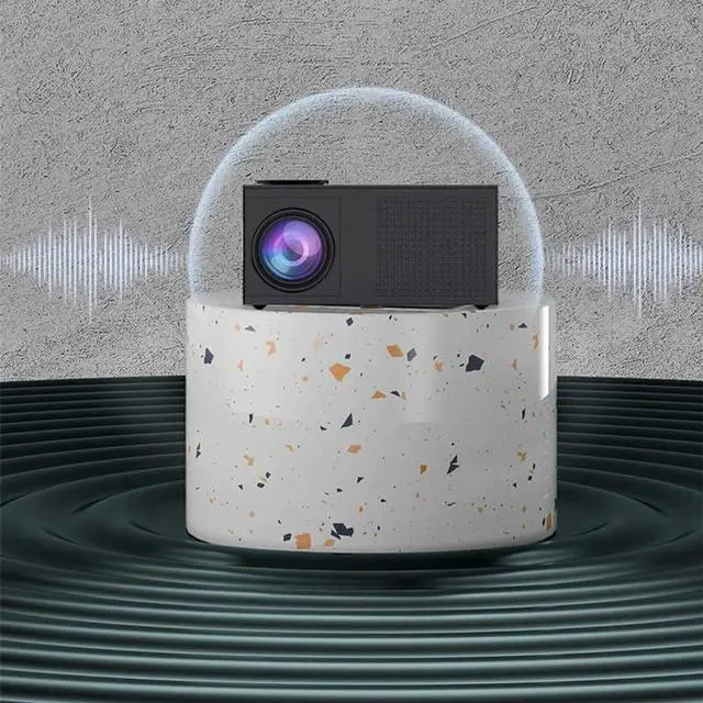 Alt view image 3 of 6 - Projector 4K 1080P BT 5000Lumens LED for Home Theater Video Portable Outdoor
