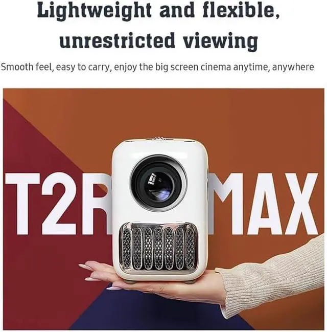 Alt view image 3 of 6 - Projector 1080P Mini LED Portable BT 4K 1920*1080P 16GB Global Version for Home