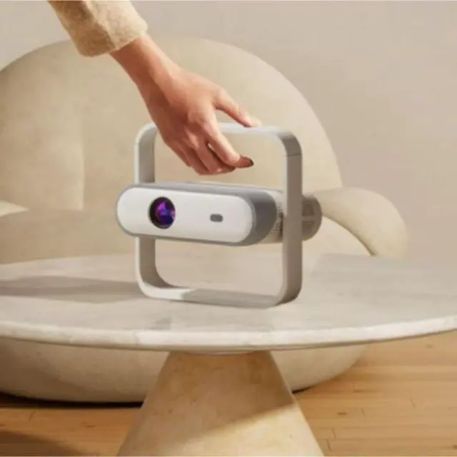 Alt view image 2 of 7 - Projector for Home Bedroom Ultra Clear 1080P Automatic Focusing