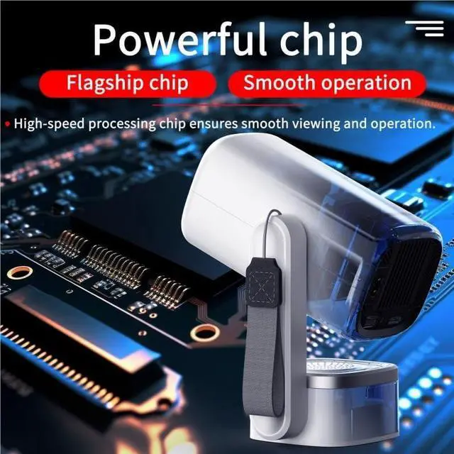 Alt view image 3 of 6 - Projector for Home Bedroom Wall Projection Screen Outdoor Camping Portable