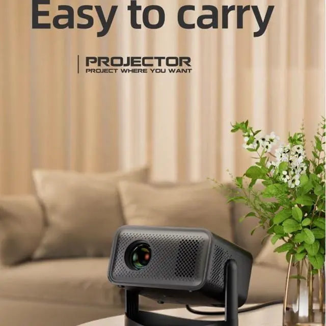 Alt view image 6 of 6 - High Definition Portable Projector 4K Multi Screen Automatic Beamer with Auto Tilt Function