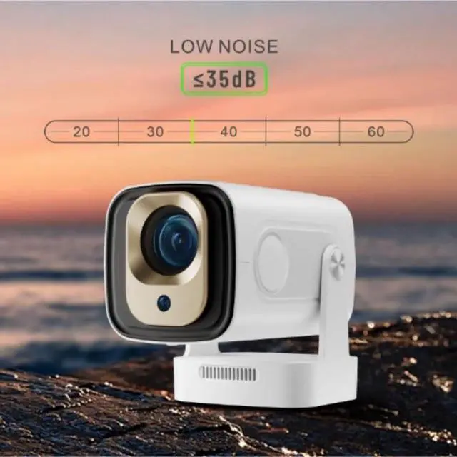 Alt view image 6 of 7 - Smart Projector with 1080p Auto Focusing Multi Functional Short Throw Projection Capabilities