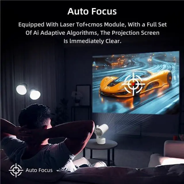 Alt view image 6 of 7 - Outdoor Camping Projector Portable Mobile Cinema Home Bedroom High Definition Wall Projection