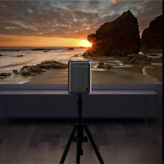 Alt view image 2 of 6 - Clear Projector Home Theater Portable 4K