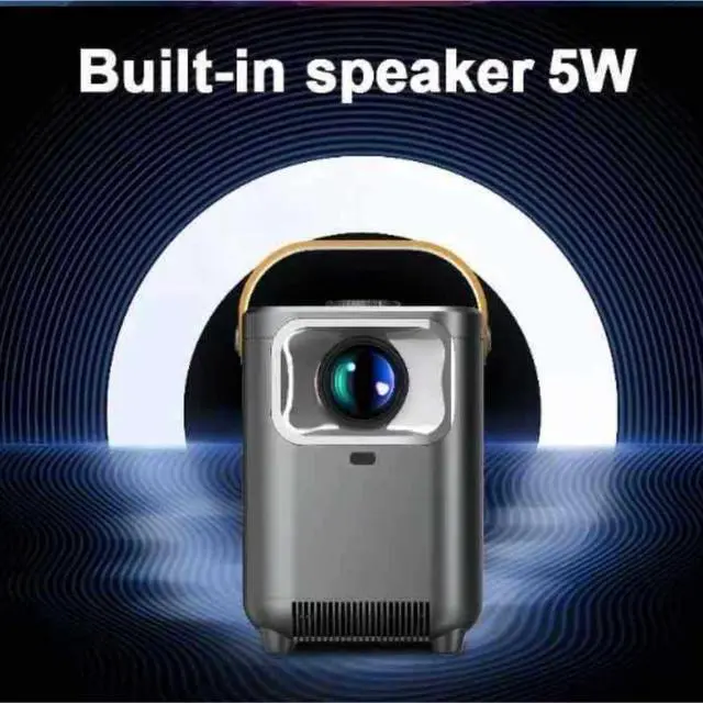 Alt view image 4 of 6 - Clear Projector Home Theater Portable 4K