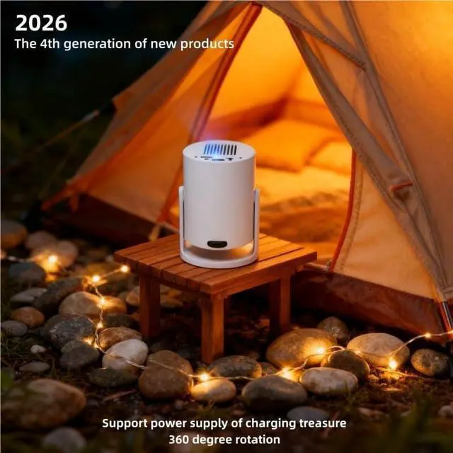 Alt view image 2 of 7 - Projector Connected to The Same Screen Home Portable with High Definition Quality