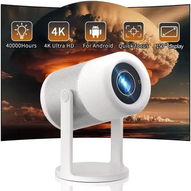 Main image of Automatic Projector High Definition Portable Home Theater System