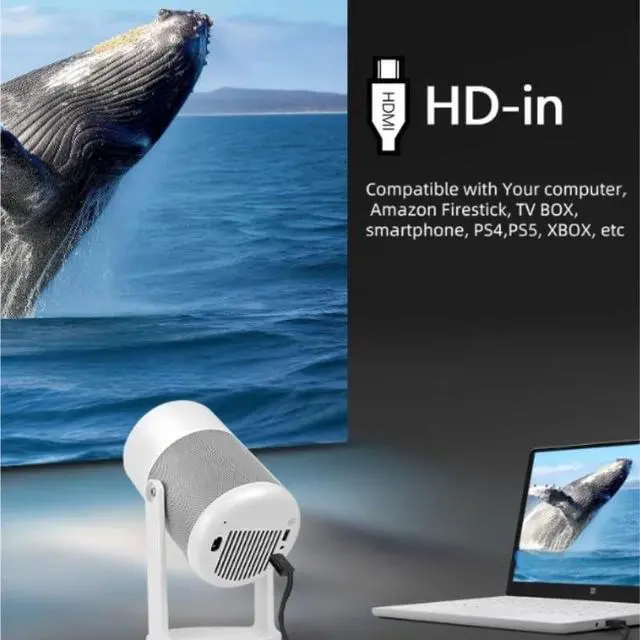 Alt view image 3 of 6 - Automatic Projector High Definition Portable Home Theater System