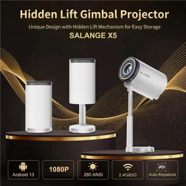 Main image of Projector Wall Mounted Tube for Bedrooms Home Dormitories