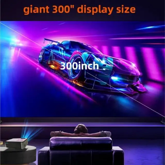 Alt view image 3 of 6 - Projector Full D Portable for Home