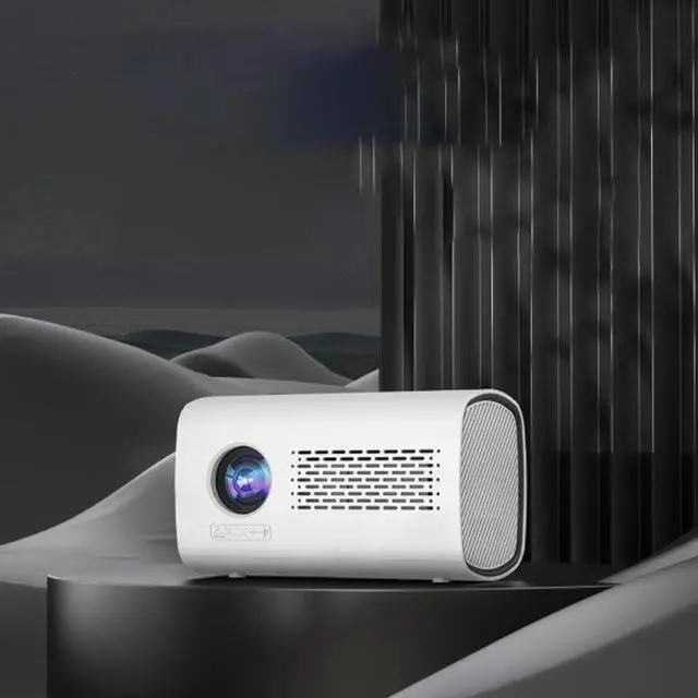 Alt view image 2 of 5 - Projector for Home Bedroom Wall Projection High Definition Theater