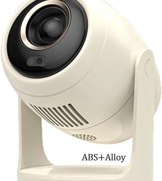 Alt view image 6 of 7 - Home Projector High Definition 4K Pan Tilt Cinema Portable