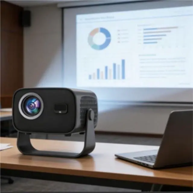 Alt view image 2 of 6 - Projector 4K High Definition Panoramic Home Theater