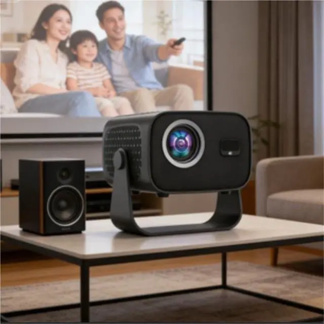 Alt view image 4 of 6 - Projector 4K High Definition Panoramic Home Theater