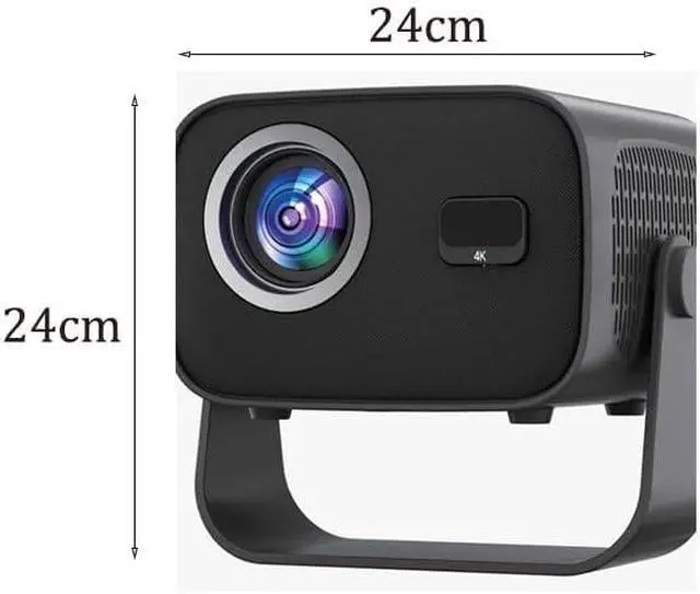 Alt view image 6 of 6 - Projector 4K High Definition Panoramic Home Theater