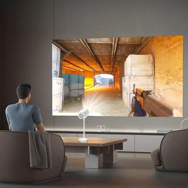 Alt view image 3 of 5 - Projector Concealed Stand for Home Use High Definition Screen Projection