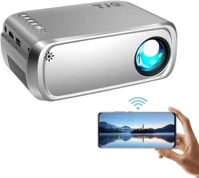 Alt view image 4 of 5 - Home Portable Projector Bedroom Projection Screen