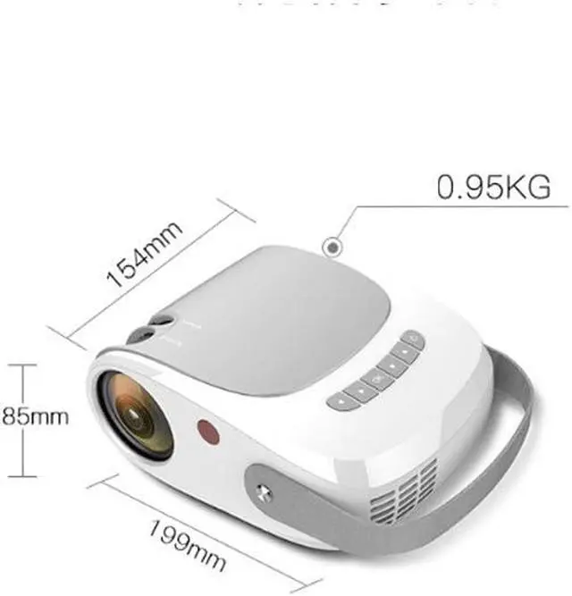 Alt view image 7 of 7 - Home Portable Smart High Definition Trapezoidal Theater Projector