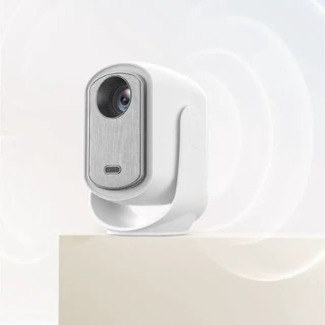 Alt view image 5 of 6 - Projector for Home Use with 4K Clear 1080P Multi Screen Correction Portable