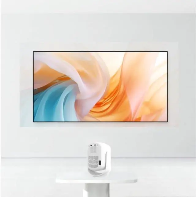 Alt view image 3 of 6 - Projector for Home Use with 4K Clear 1080P Multi Screen Correction Portable