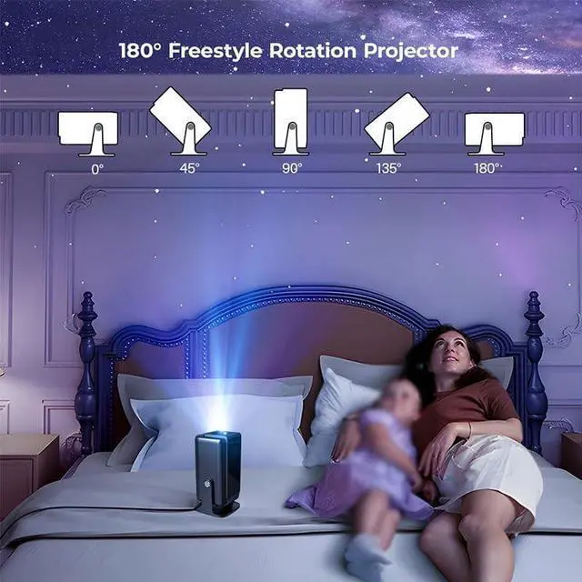 Main image of High Definition Portable 1080P Multi Screen Home Bedroom Outdoor Projector