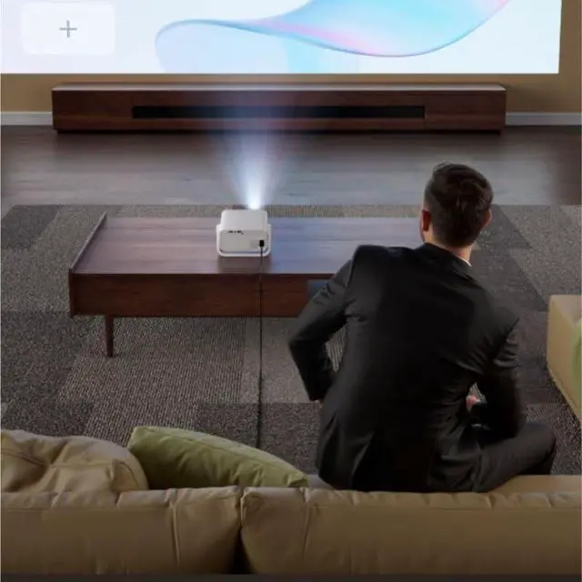 Alt view image 2 of 7 - Projector High Definition Multi Screen Home Bedroom 720P
