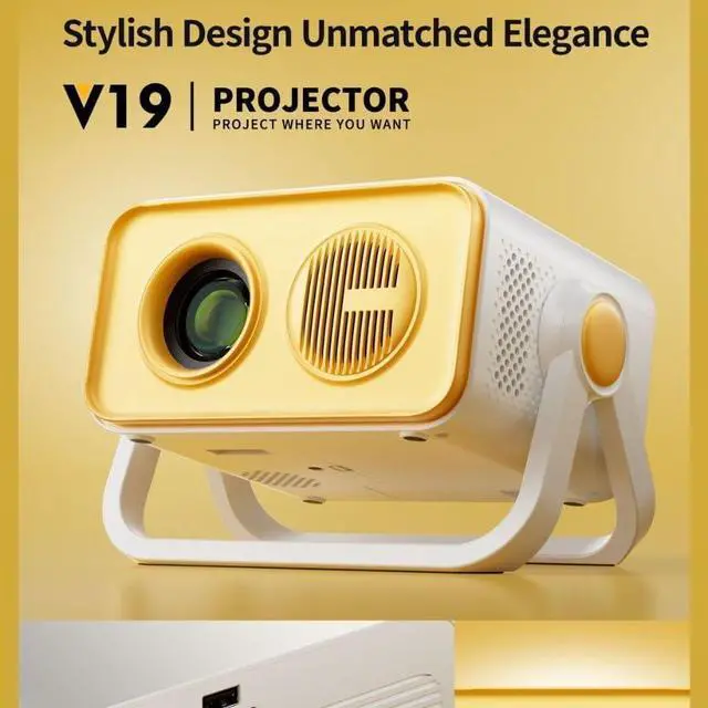Alt view image 7 of 7 - Projector High Definition Multi Screen Home Bedroom 720P