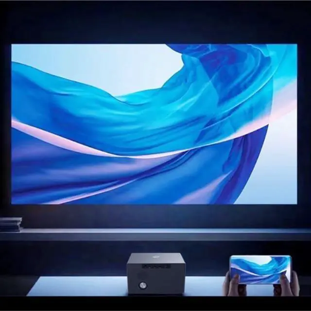 Alt view image 3 of 6 - Home Projector 4K High Definition 1080P Office Wall Mounted Cinema Level