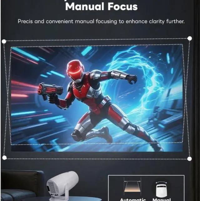 Alt view image 5 of 7 - High Definition Smart Projector for Home Use