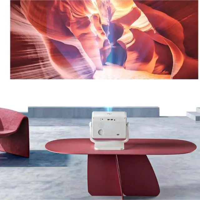 Alt view image 6 of 6 - Portable Projector 4K High Definition 1080P Autofocus Intelligent Home